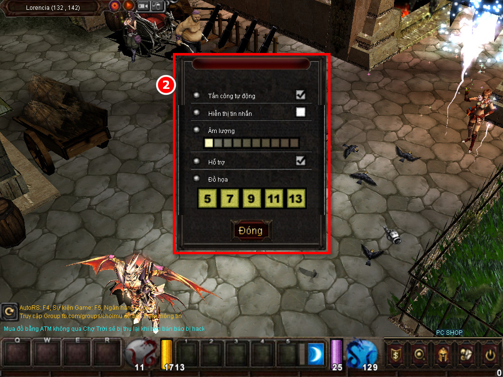 Chức năng chính của Game MU Quyền Lực